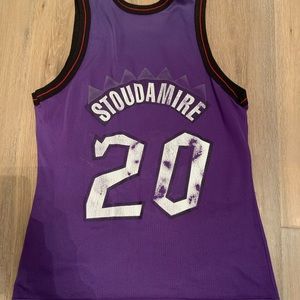Damon Stoudamire Champion NBA Jersey Toronto Raptors Adult Medium